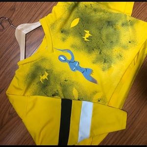 Custom painted cropped jersey